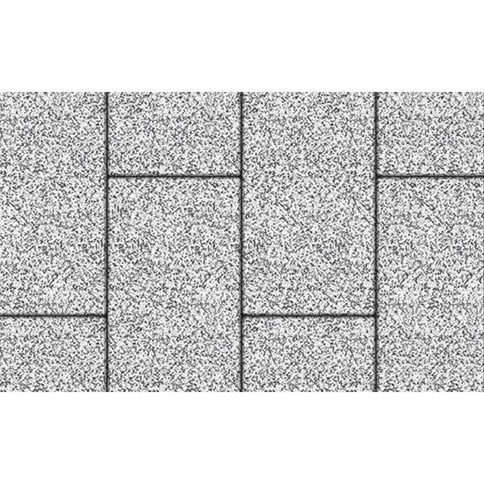 Плитка тротуарная Прямоугольник (Ла-Линия) Б.5.П.8 Стоунмикс бело-чёрный 600х300х80 мм