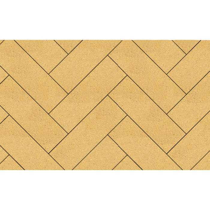 Плитка тротуарная Паркет Б.6.П.8 гладкий желтый 600х200х80 мм